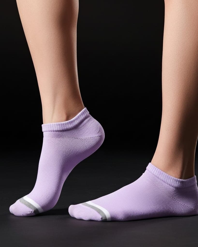 Lavender Ankle Socks – Soft, Stylish & Everyday Comfort