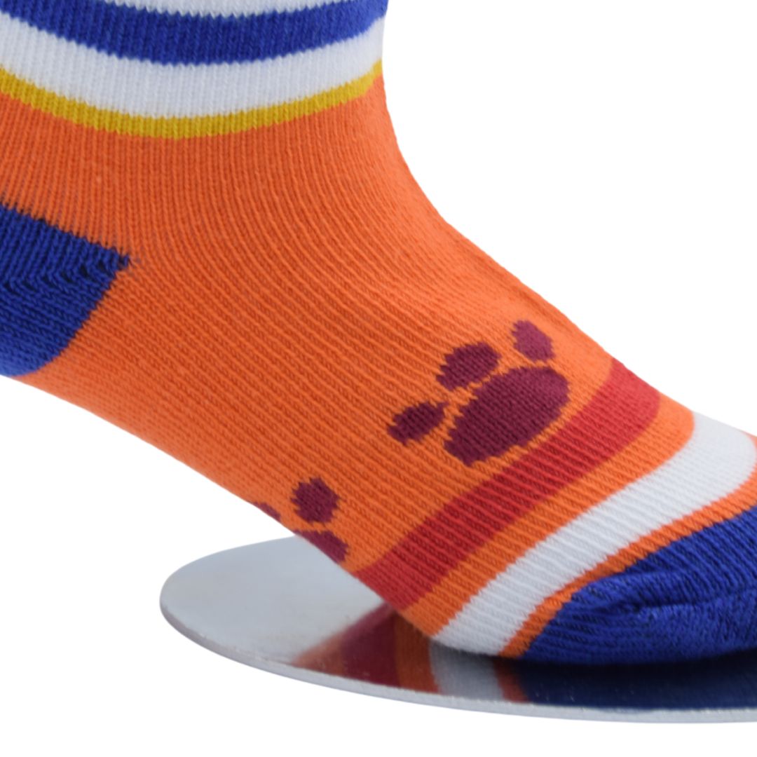 Orange Paw Patrol Baby Crew Socks